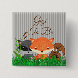 Gigi als Woodland Creature Button