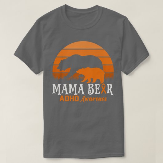 Gigi Bear ADHD Mama National ADHD Awareness Day Or T-Shirt (Design vorne)
