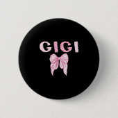 Gigi Birthday Girl Matching Coquette Nk Bow  Button (Vorderseite)