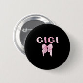 Gigi Birthday Girl Matching Coquette Nk Bow Button (Vorne & Hinten)
