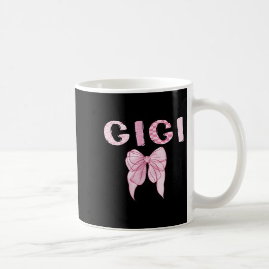 Gigi Birthday Girl Matching Coquette Nk Bow  Kaffeetasse (Rechts)