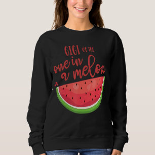 Gigi Birthday One in A Melon Watermelon Thema Jung Sweatshirt