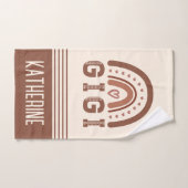 Gigi Boho Rainbow Niedliche Grandma Geschenke Handtuch (Handtuch)