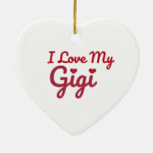 Gigi Christmas Ornament - Gigi Geschenke (Hinten)