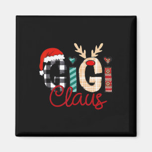 Gigi Claus Reindeer Christmas Magnet