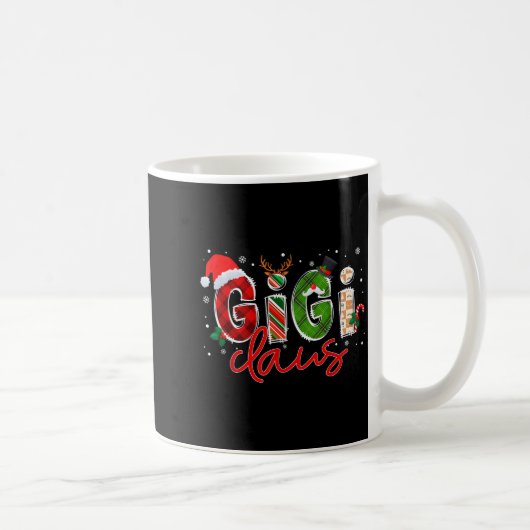 Gigi Claus Santa Claus Family Matching Christmas P Kaffeetasse (Rechts)