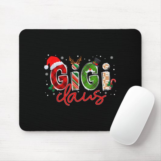 Gigi Claus Santa Claus Family Matching Christmas P Mousepad (Mit Mouse)