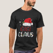 Gigi Claus Weihnachts-Weihnachtsmannmütze Buffalo T-Shirt (Vorderseite)