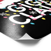 Gigi Claus Weihnachtslicht Pajama Familie Matching Fotodruck (Ecke)