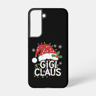 Gigi Claus Weihnachtslicht-Pyjama-Familien-Matchin Samsung Galaxy Hülle