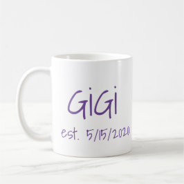 Gigi-Datum Kaffeetasse