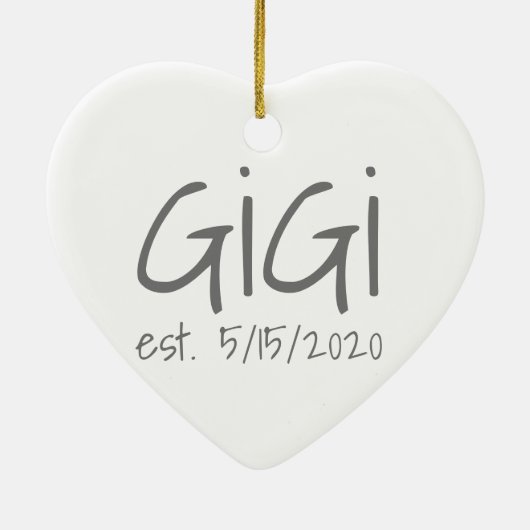 Gigi Datum Keramik Ornament (Hinten)