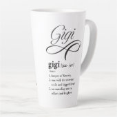 Gigi Definition Latte Tasse (Rechte Ecke)