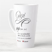 Gigi Definition Latte Tasse (Linke Ecke)