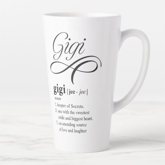 Gigi Definition Latte Tasse (Rechts)