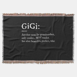 Gigi Definition T Women Gigi Gift Oma Birthday Decke