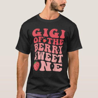 Gigi der Berry Sweet 1. Geburtstag Strawberer T-Shirt