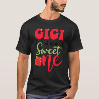 Gigi der Sweet One Strawberry Summer First Birt T-Shirt