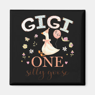 Gigi des einjährigen albernen Gänsekindes Magnet