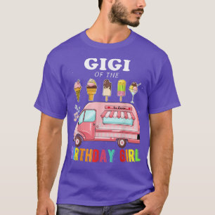 Gigi des Geburtstags Girl Ice Cream Truck Par T-Shirt