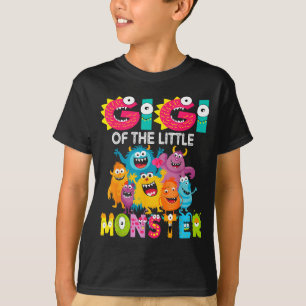 Gigi des kleinen Monsters 1. Geburtstags-Jungen-Pa T-Shirt