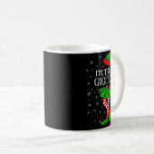 Gigi Elf Christmas Matching Family Women Girls Elf Kaffeetasse (VorderseiteRechts)