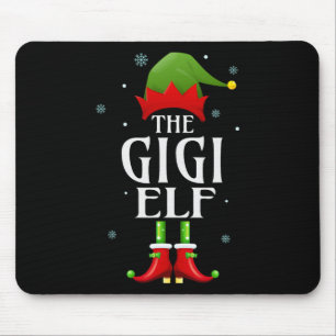 Gigi Elf Xmas Matching Family Group Weihnachten Te Mousepad