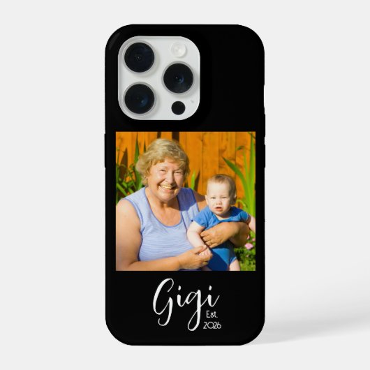 Gigi Established Foto-Geschenk iPhone Hülle (Rückseite)