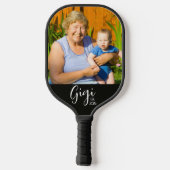 Gigi Established Foto-Geschenk Pickleball Schläger (Rückseite)