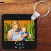 Gigi Established Foto-Geschenk  Schlüsselanhänger (Rückseite)