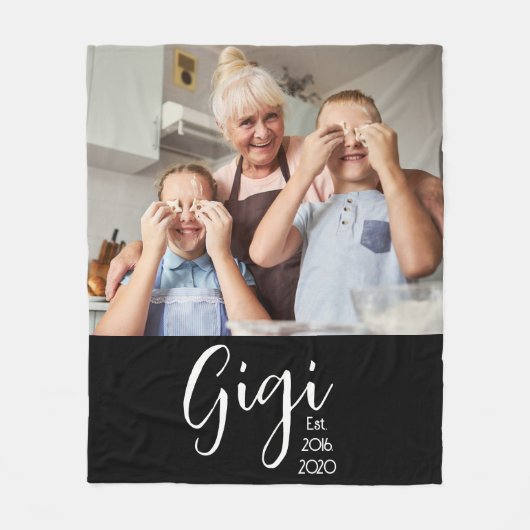 Gigi Established Foto-Geschenkmagnet Fleecedecke (Vorderseite)