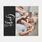 Gigi Established Foto-Geschenkmagnet Fleecedecke (Vorderseite (Horizontal))
