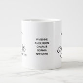 Gigi Established New Grandmother Gift Jumbo-Tasse (Vorderseite)