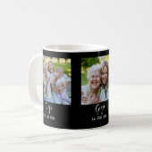 Gigi Established Script Black 3 Foto Kaffeetasse (Vorderseite Links)
