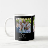 Gigi Established Script Black 3 Foto Kaffeetasse (Links)