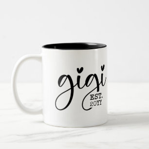 Gigi etabliert   Oma Gift Zweifarbige Tasse