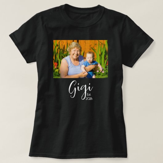 Gigi Etablierte Foto T-Shirt (Design vorne)