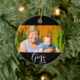 Gigi Etablierte Fotogeschenk Keramik Ornament