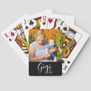 Gigi Etablierte Fotogeschenk Spielkarten