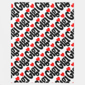 Gigi Fleece-Decke Fleecedecke (Vorderseite)