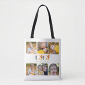 Gigi Floral Custom Foto Tulips Einkaufstasche Tasche (Vorderseite)