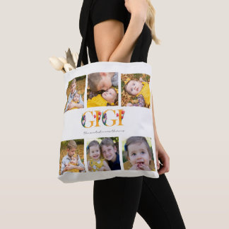 Gigi Floral Custom Foto Tulips Einkaufstasche Tasche