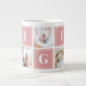 Gigi Foto Collage Custom Giant Coffee Tasse (Vorderseite)