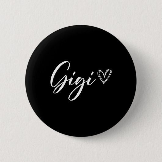 Gigi für Großmutter-Ankündigung Mütter Button (Vorderseite)