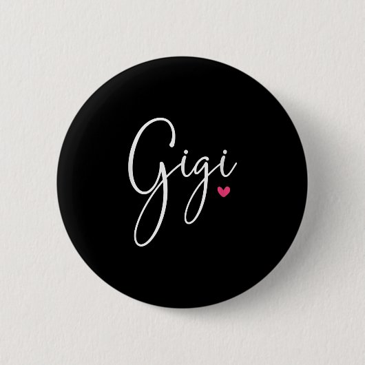 Gigi Geschenk Frauen Großmutter Weihnachtsgeschenk Button (Vorderseite)