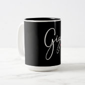 Gigi Geschenk Frauen Großmutter Weihnachtsgeschenk Zweifarbige Tasse (Vorderseite Links)