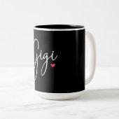 Gigi Geschenk Frauen Großmutter Weihnachtsgeschenk Zweifarbige Tasse (VorderseiteRechts)