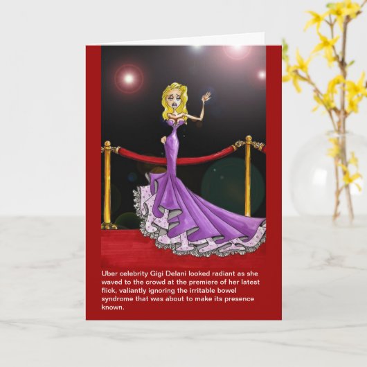 Gigi - Get Well Karte (Gelbe Blume)