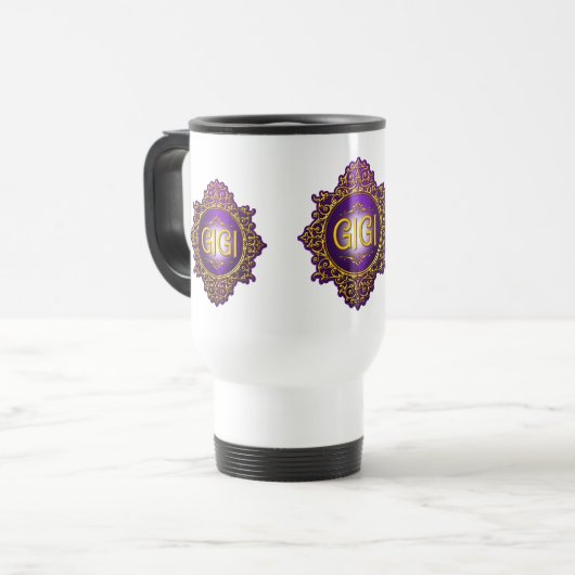 GIGI Grandmutter Reisebecher (Vorderseite Links)