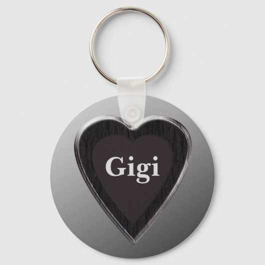 Gigi Heart Keychain Schlüsselanhänger (Vorderseite)